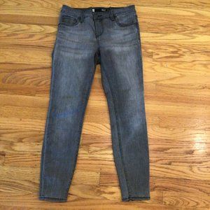 Kut from the Kloth Size 4 Grey Skinny zip ankle